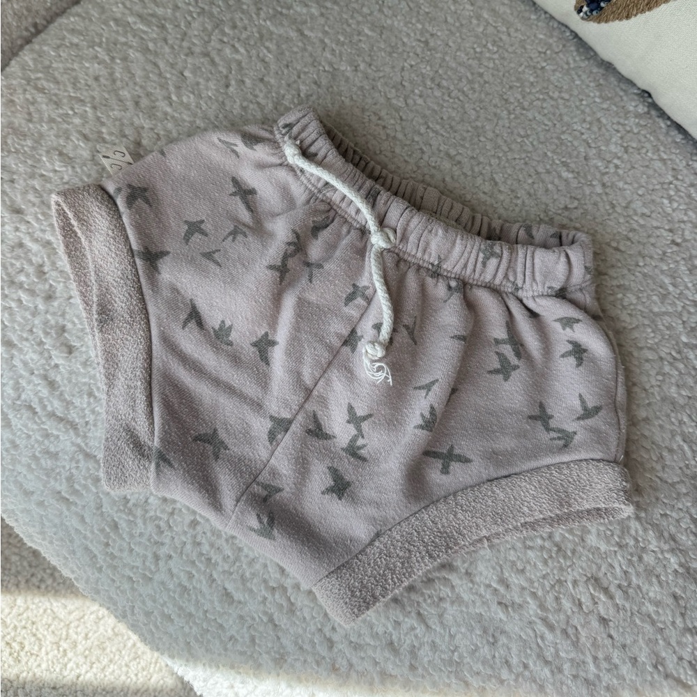 Kids Gray Patterned Shorts